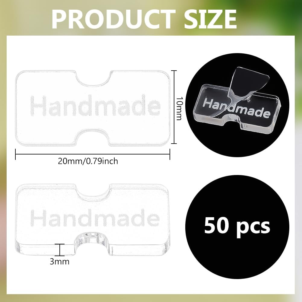 50 Acrylic Hat Pom Buttons, Rectangular Holders, Knitted Hat Fastener Tool