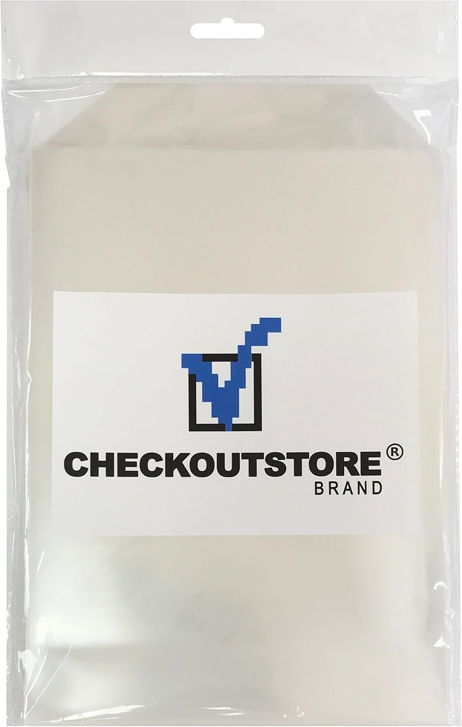 Space-Saving Clear Storage Pockets - 50 Count - 6.75 x 9.5 for Easy Organization