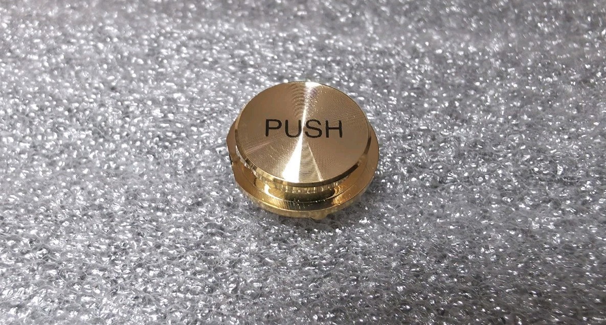 Original "Push" Gold Button for Technics SL-DZ1200
