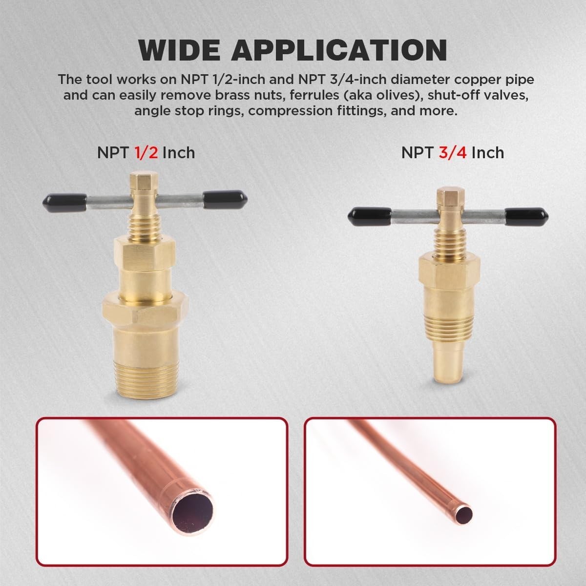 Compression Sleeve Puller Tool, Upgraded Hexagonal Head Design, Ferrule Puller P