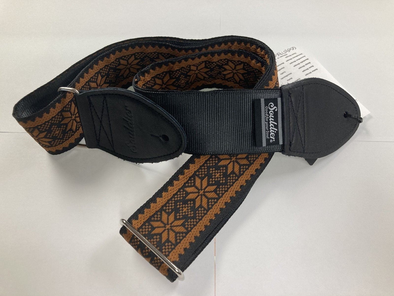 Souldier Straps Poinsettia Brown Black Ends GS0907BK02BK *Free Shipping in...