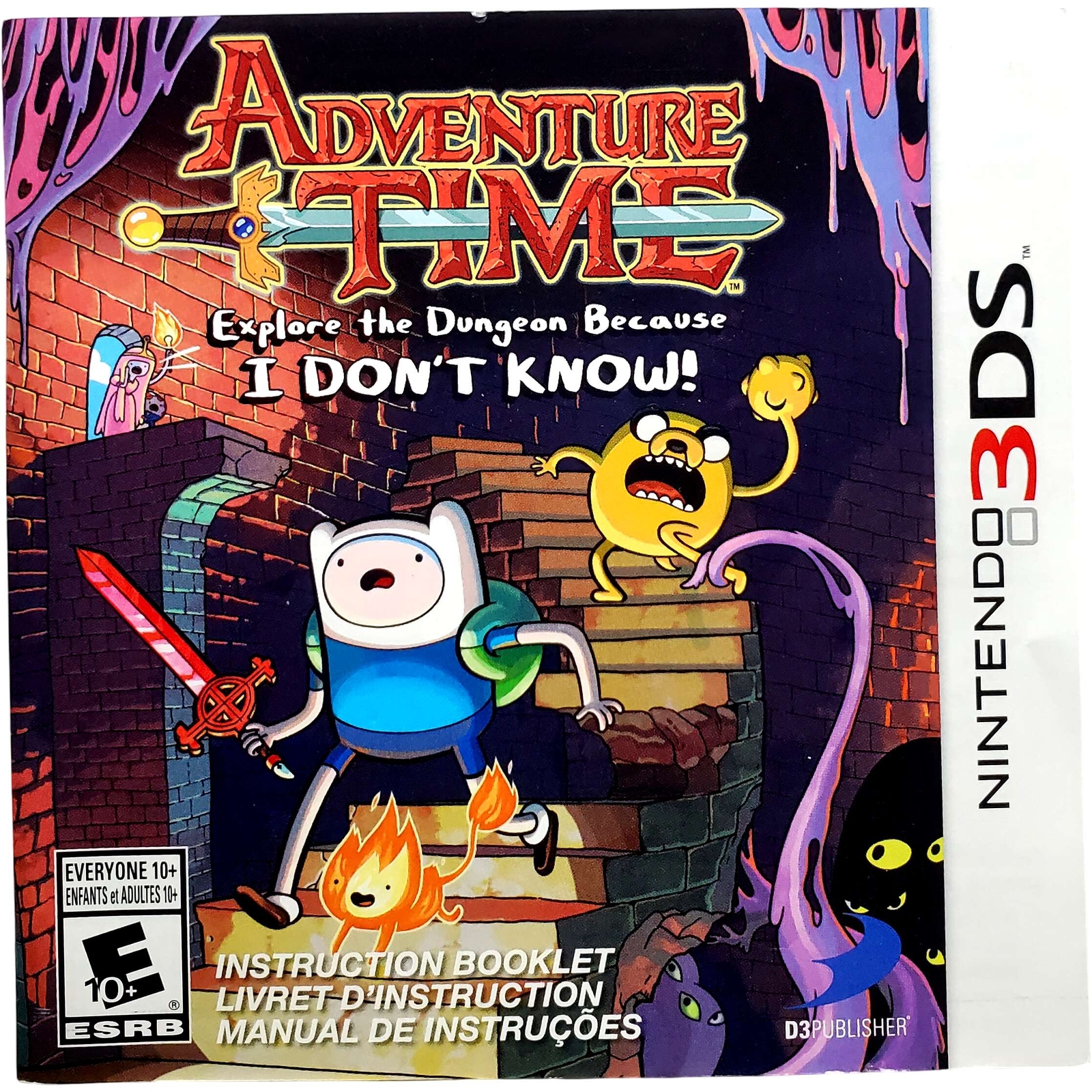 (Manual Only) Adventure Time Explore The Dungeon Because I Don't Know - 3DS