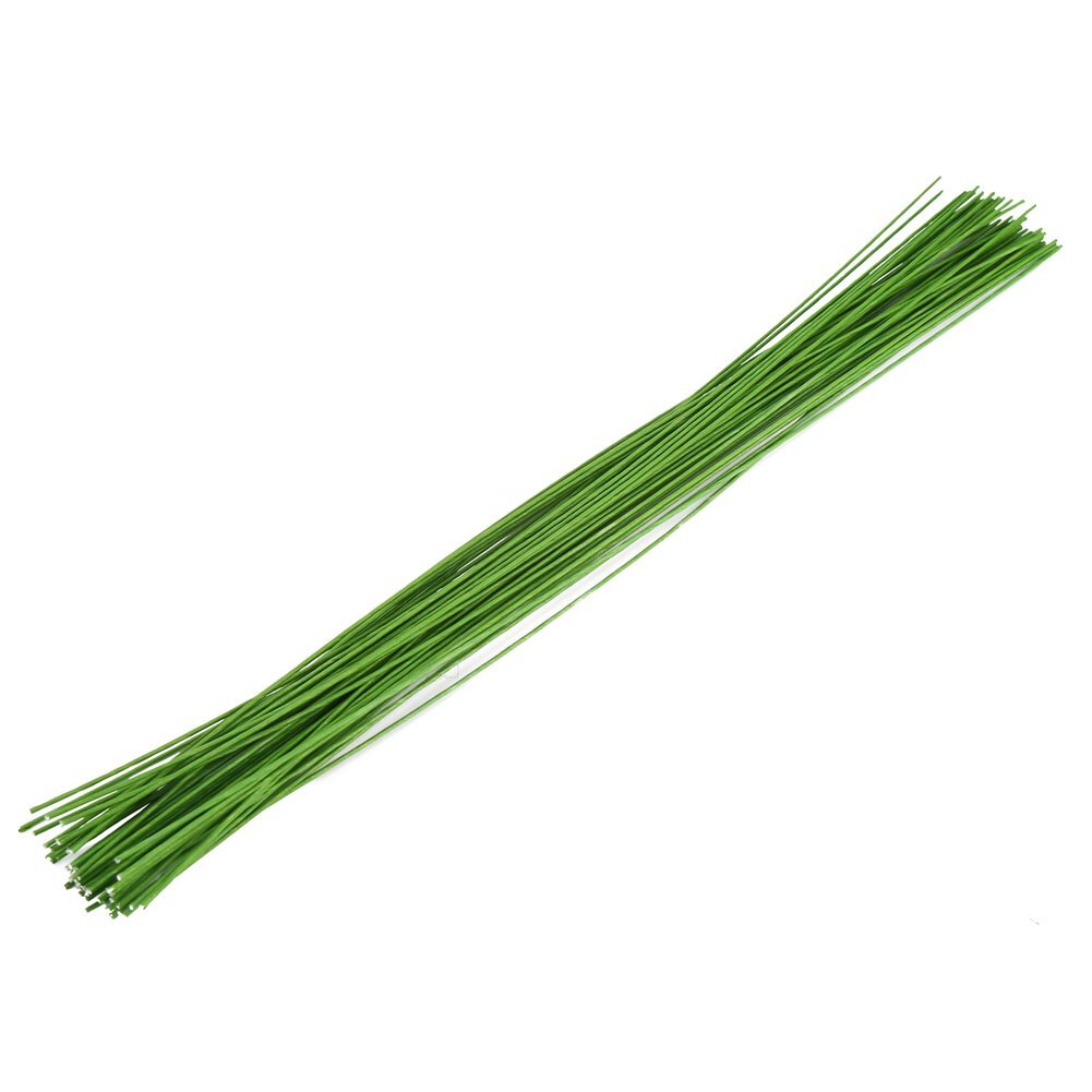 22 Gauge Green Floral Wire 16 inch50/Package