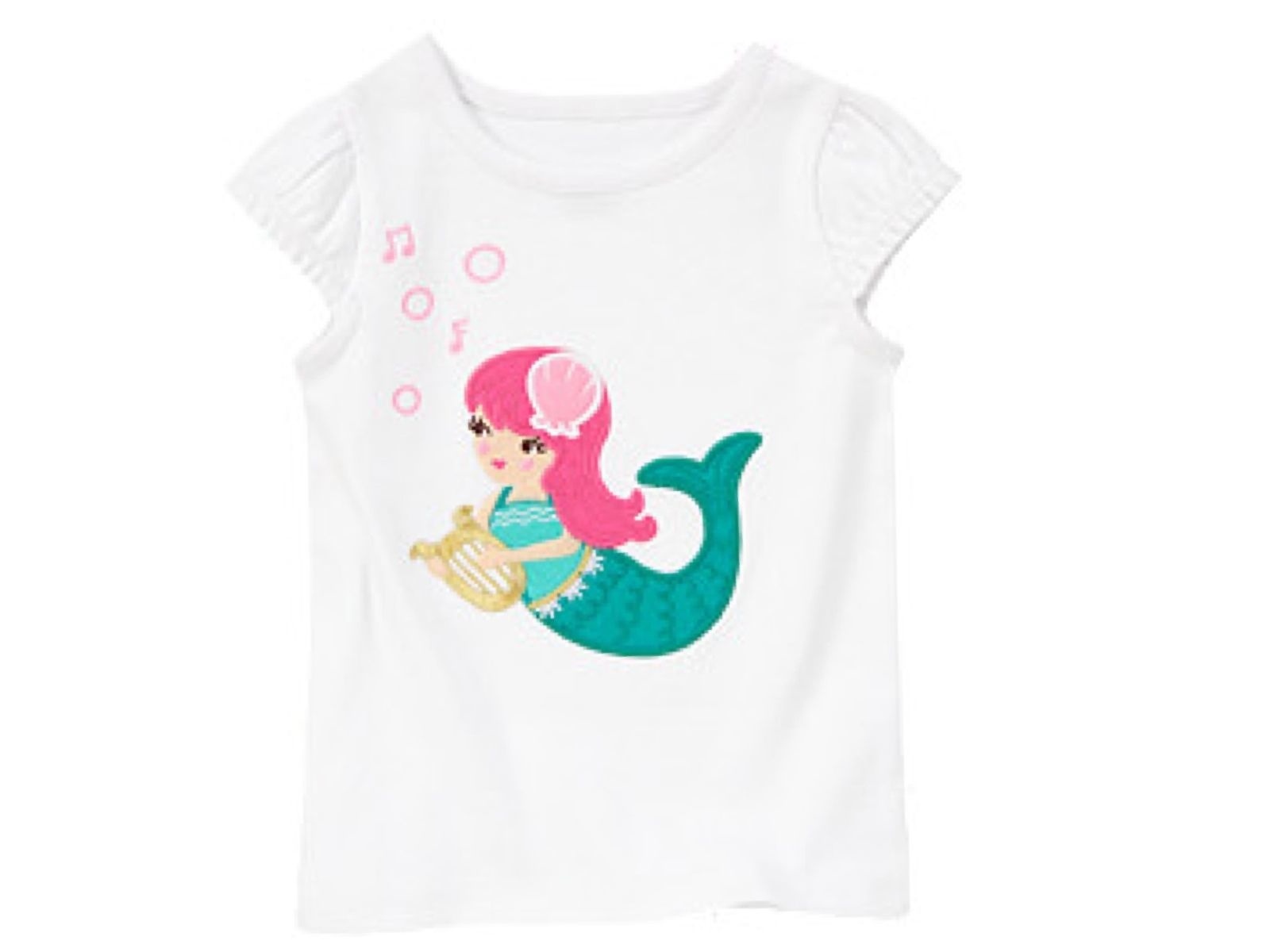 NWT GYMBOREE MERMAID SEASHELL SWEETIE Mermaid T Shirt TOP Toddler Girls