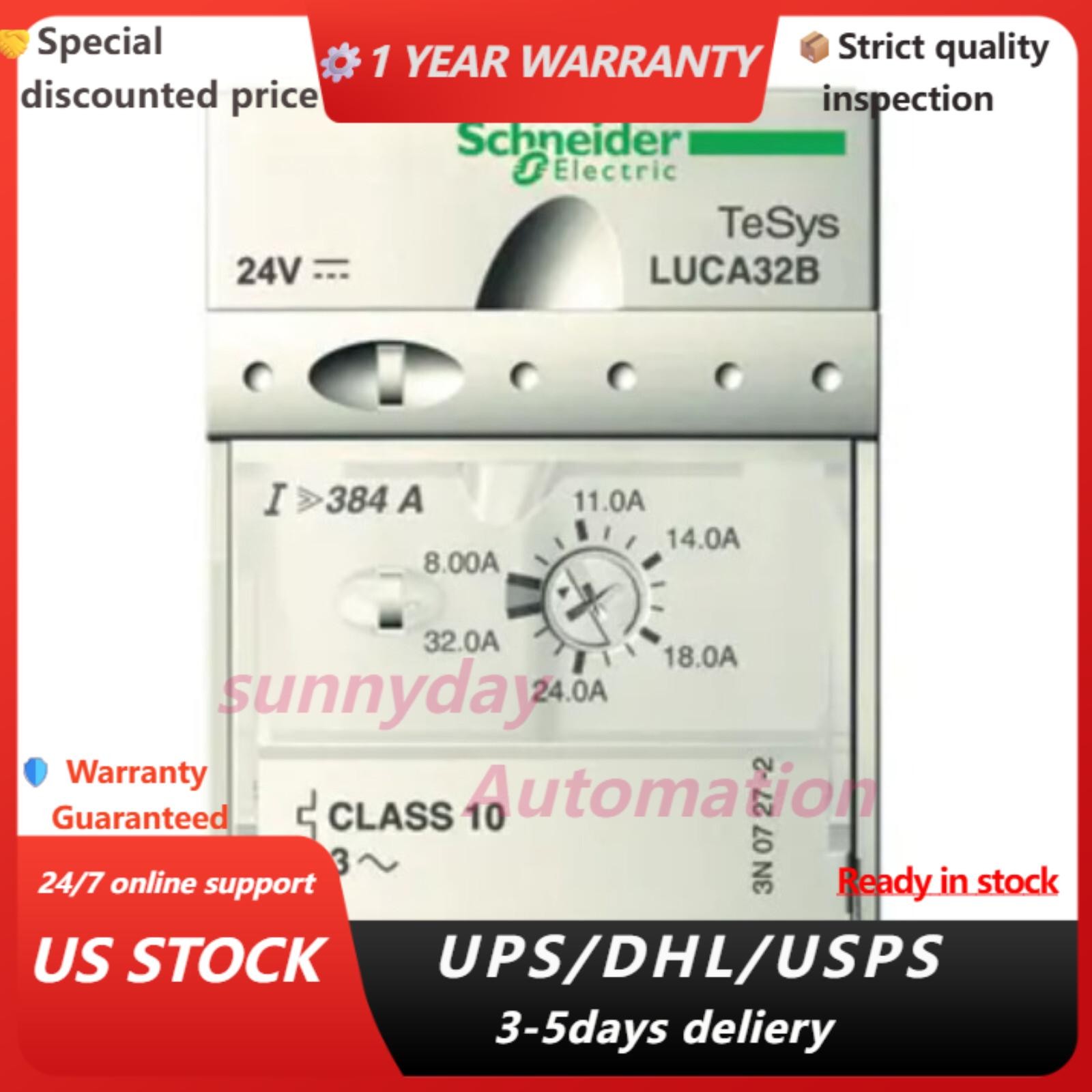 NEW Schneider Electric LUCA32B 8-32A 3P 240V~ Standard Motor Control Unit