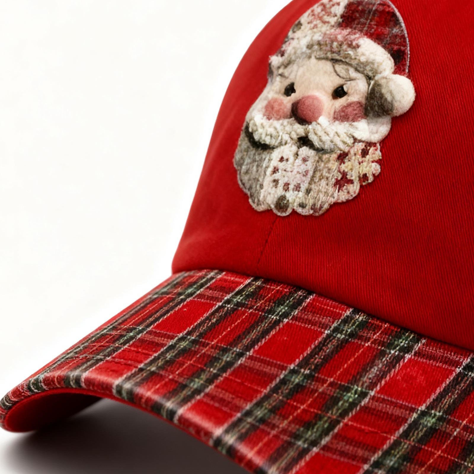 Christmas Caps Unisex Curved Brim Adjustable Headgear Christmas Hat