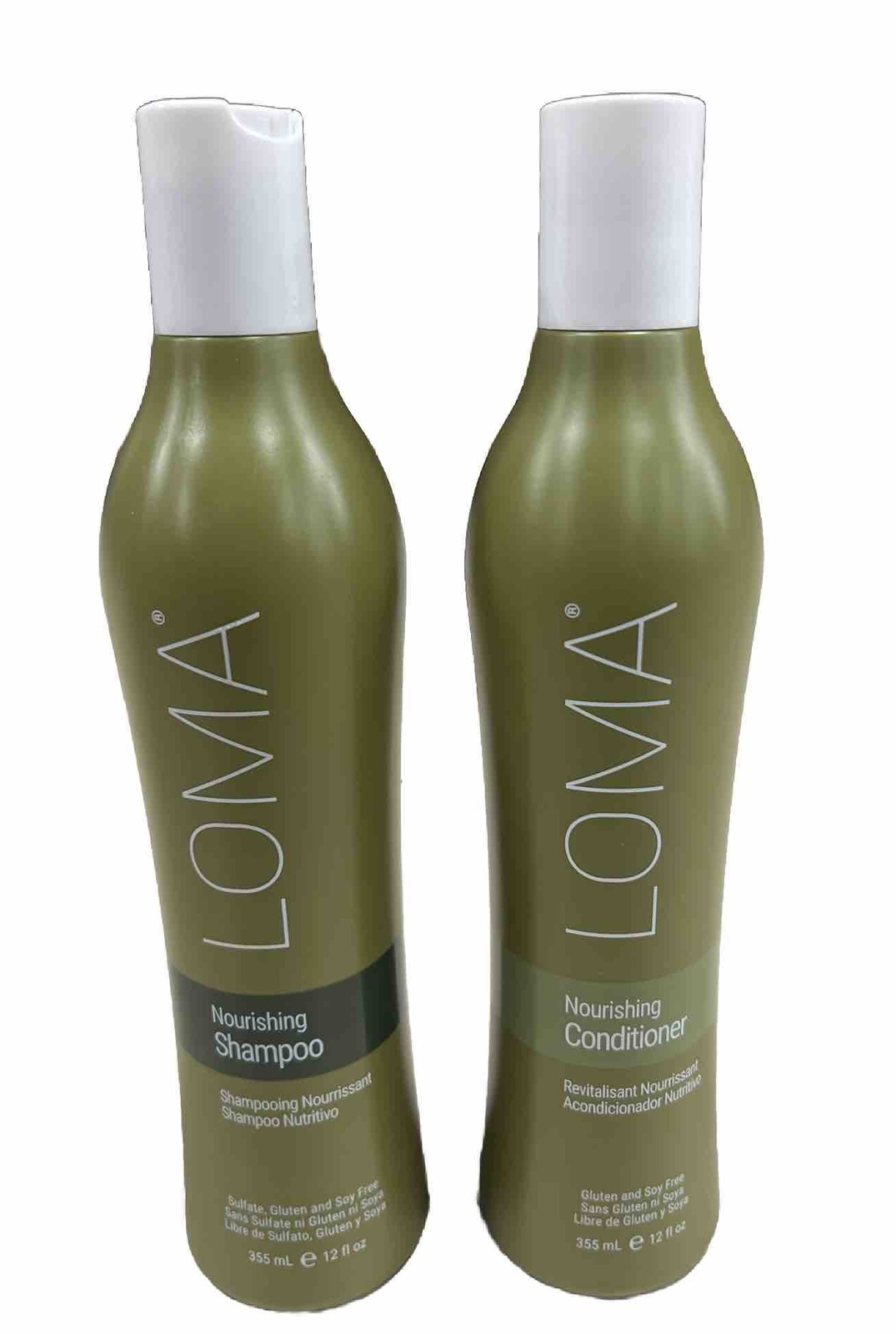 Loma Nourishing Shampoo And Conditioner, 12 Oz Bottle Each, (2 PACK)