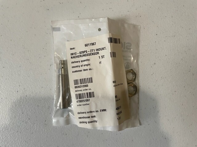SICK IM12-02BPS-ZT1 Proximity Switch Sensor New