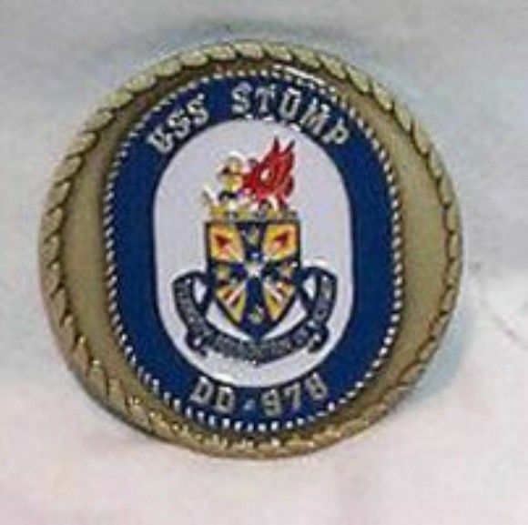 USS STUMP DD 978   Navy Ship Challenge Coin