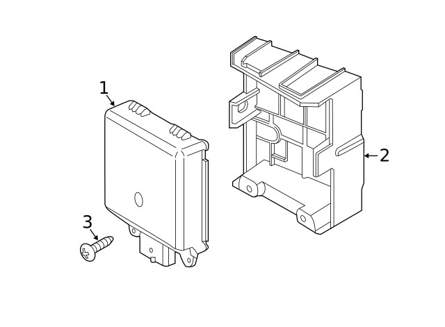 Genuine Ford Blind Spot Detection System Warning Sensor Bracket GB5Z14D189C