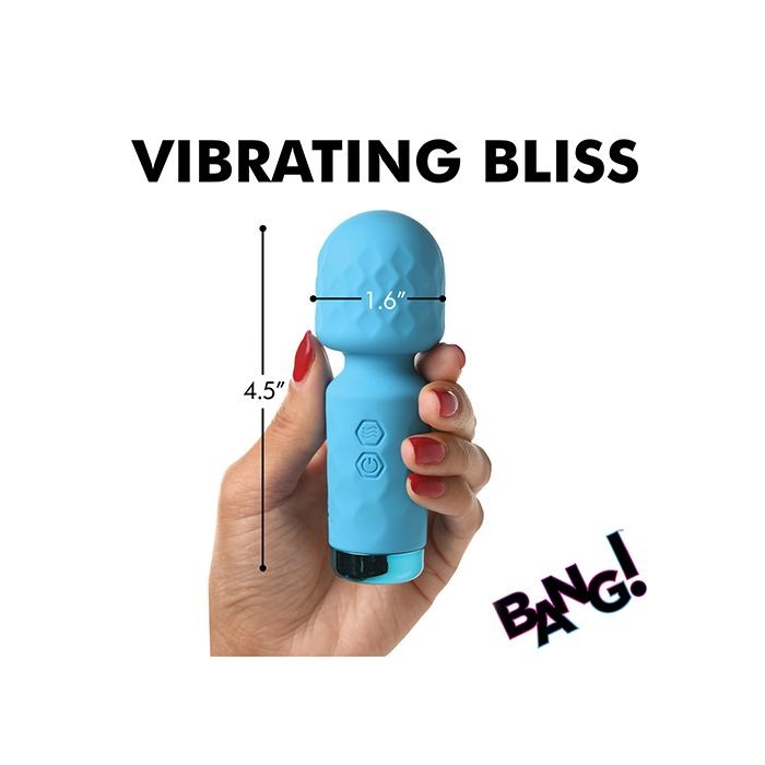 Bang! Mini Silicone Wand - Blue