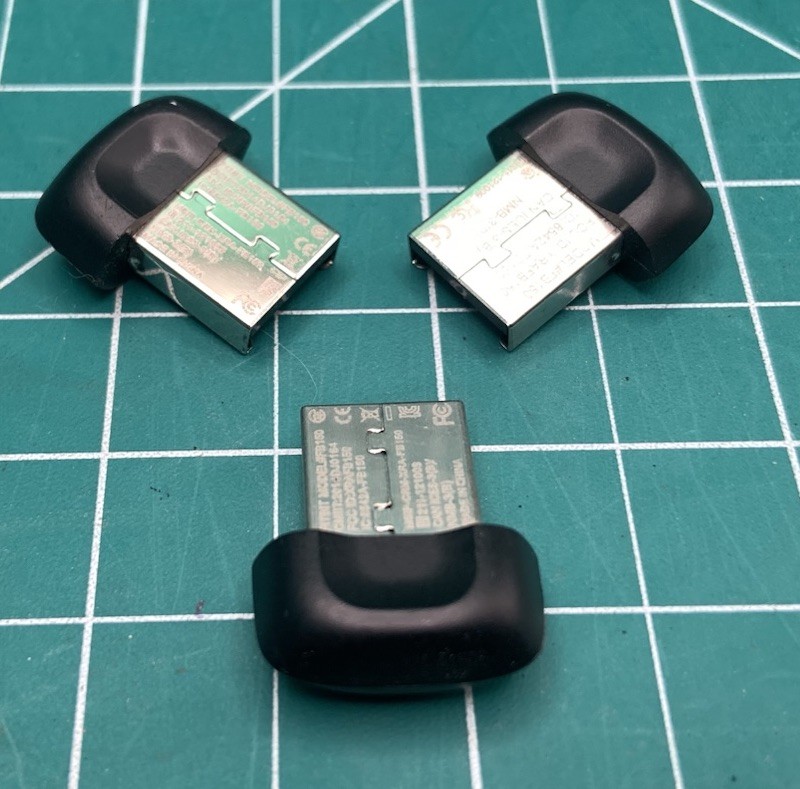 3 X OEM Fitbit Wireless Sync Dongle USB Charge, HR, Flex, One, Zip, Force, Surge