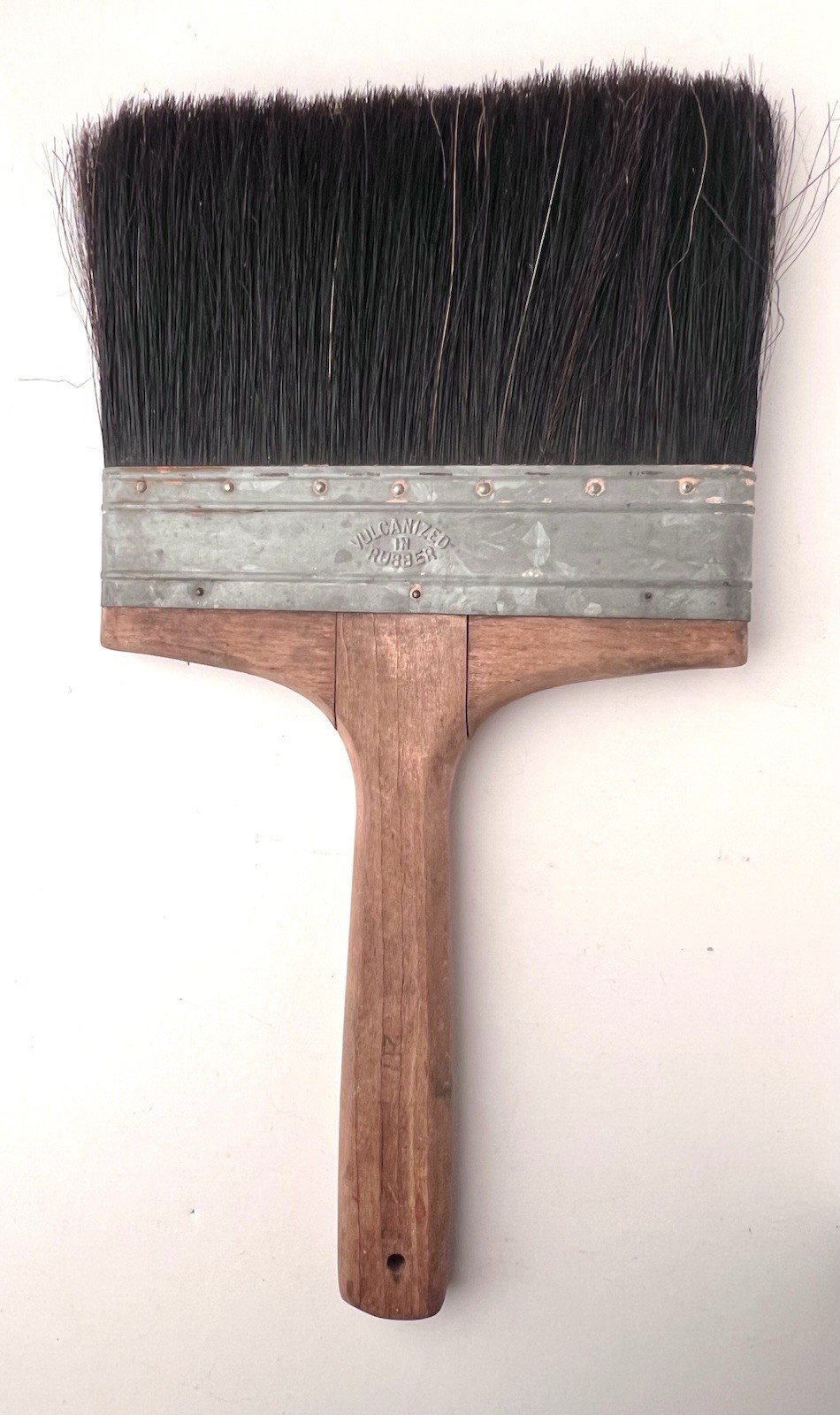 Large VTG Paint Brushes 7" Sherwin Williams 8" Vulcanized Rubber Steampunk Decor