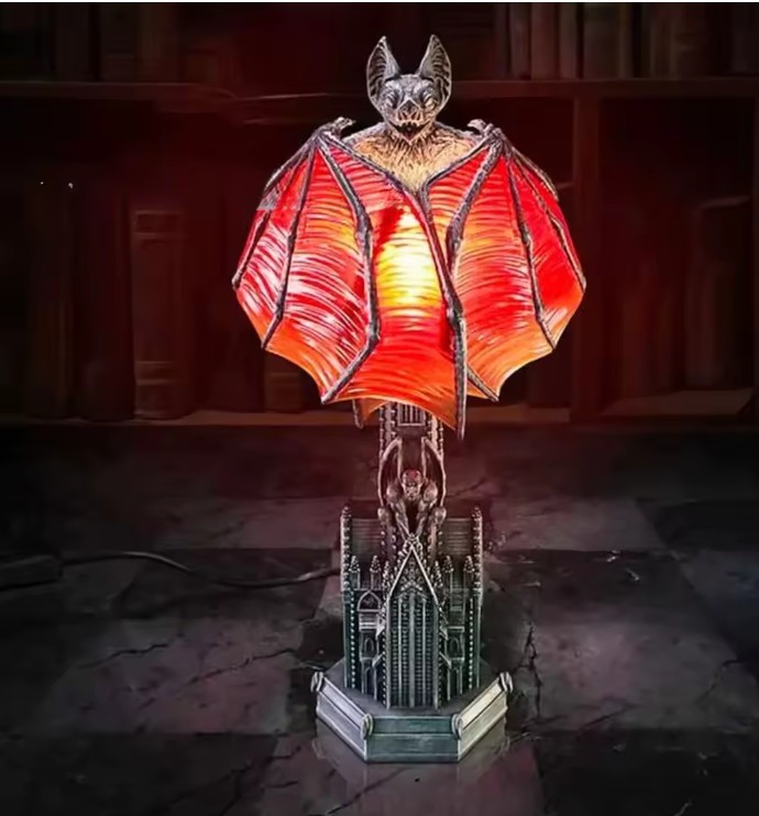Shadow Wing Bat Lamp US Plug Table Light For Halloween 21CM