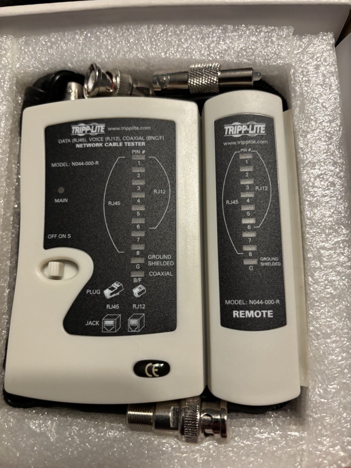Tripp Lite N044-000R Cable Continuity Network Tester  New- Open Box