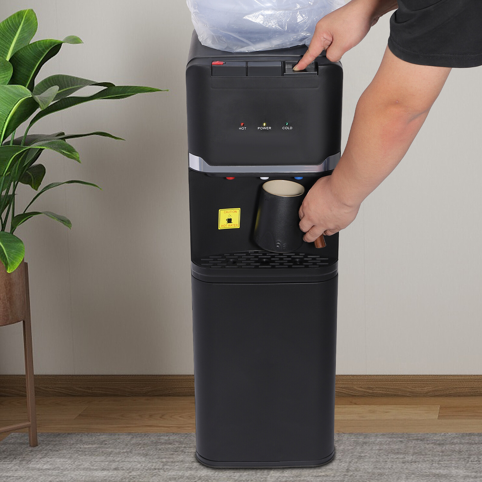 Top Loading Water Dispenser 110-127V Top Load Hot & Cold & Warm Water Dispenser