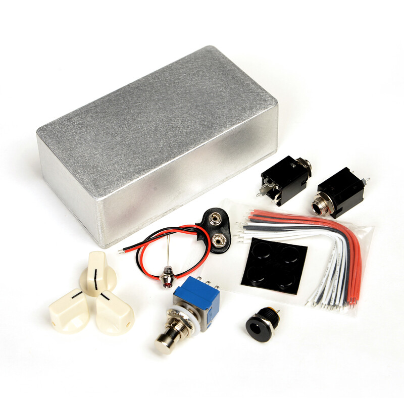 LANDTONE 125B/1590N1 Aluminum Metal Stomp Box And More DIY Guitar Pedal Kits