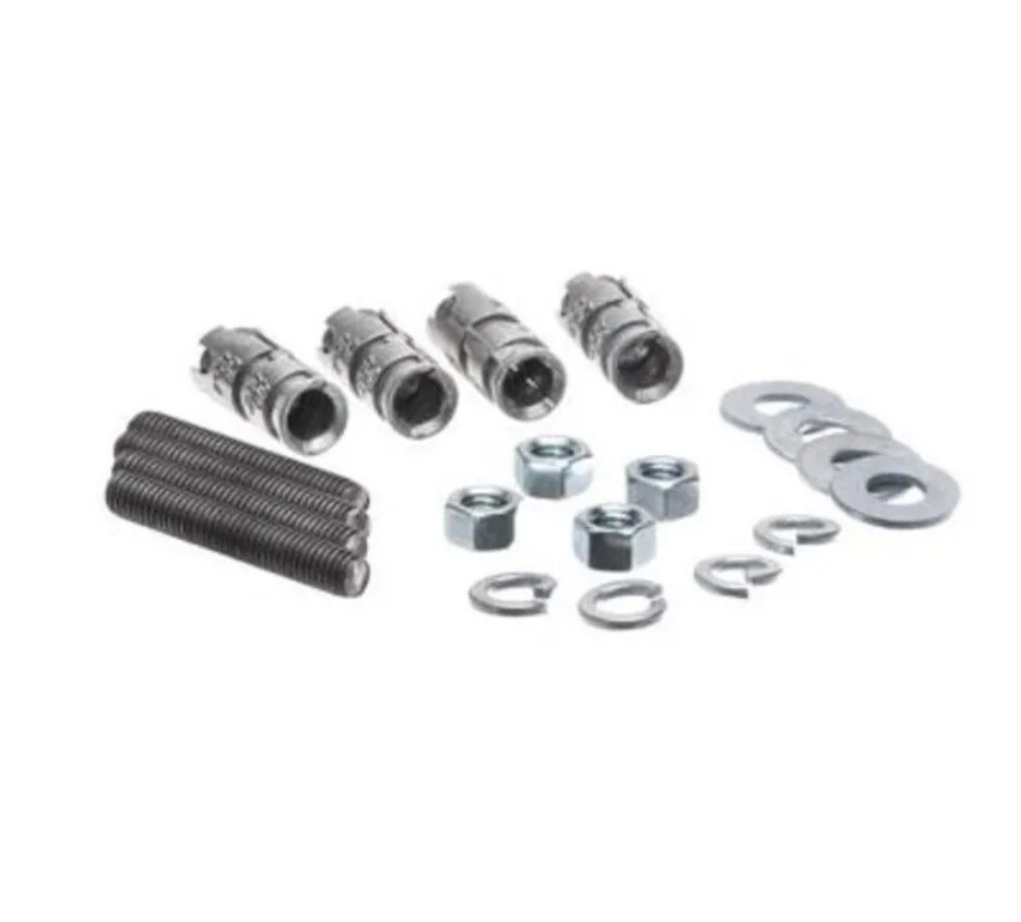 ICC ICCMSRFLKT Rack Concrete Floor Mount Kit Rust Resistant Holds Up To 1200lbs