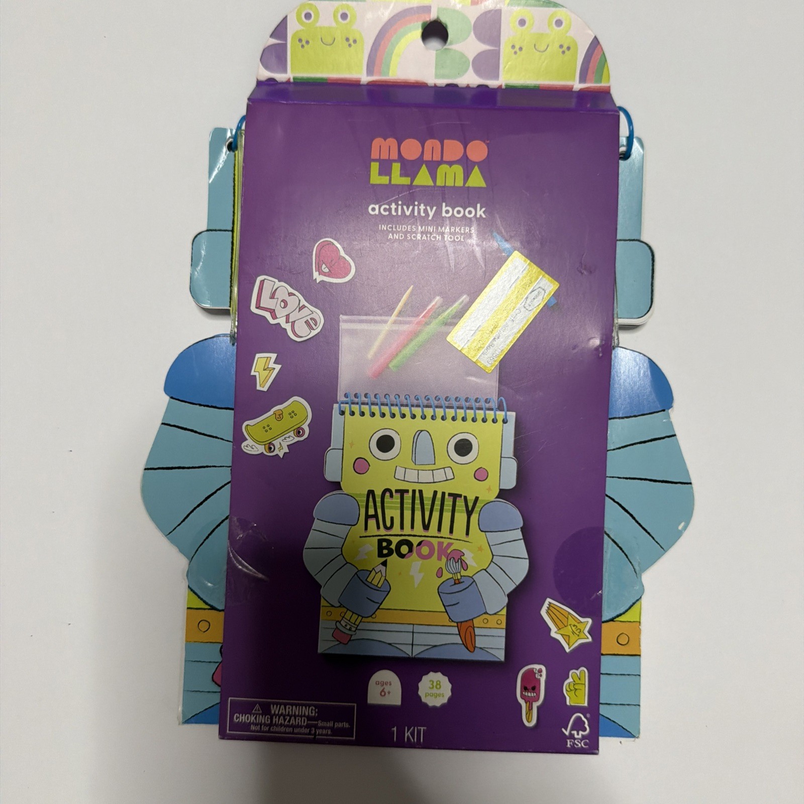 Mondo Llama Craft Activity Book with 13 Marine-themed Adventures