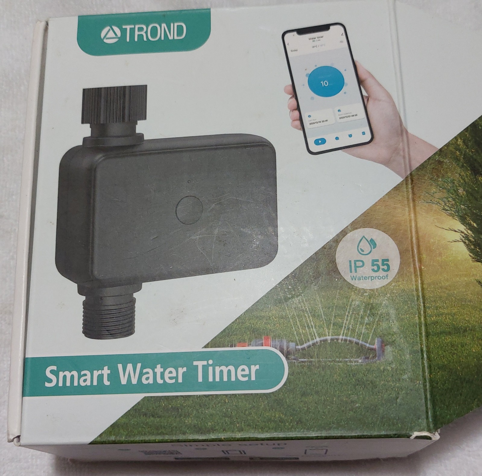 Trond Smart Water Timer Mobile App Controlled Water Regulator NIB