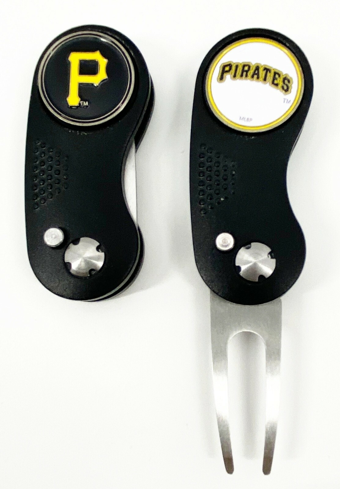 GOLF SWITCHBLADE Pittsburgh Pirates DIVOT REPAIR TOOL + Ballmarker Black
