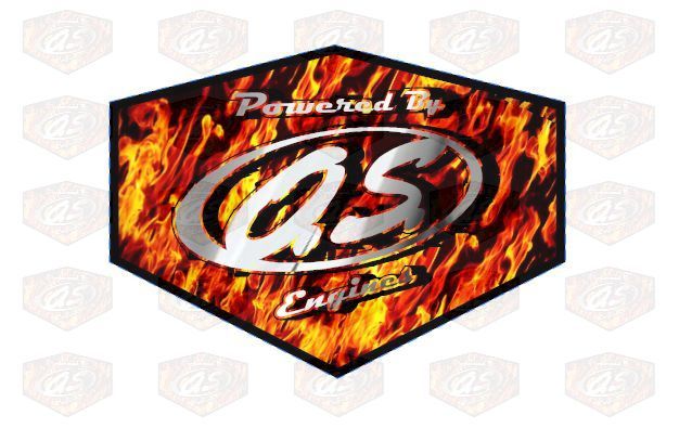 O.S. Engine Custom Graphics Decals RC Plane Airplane