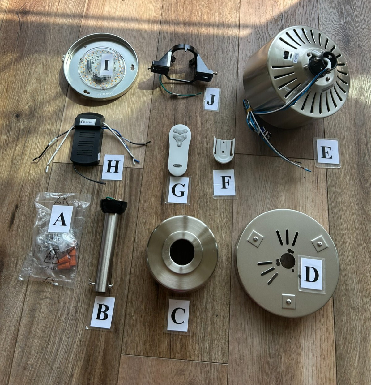 Replacement Parts for Harbor Breeze Reidsport 44" Ceiling Fan RDS44BNK5LR (R)