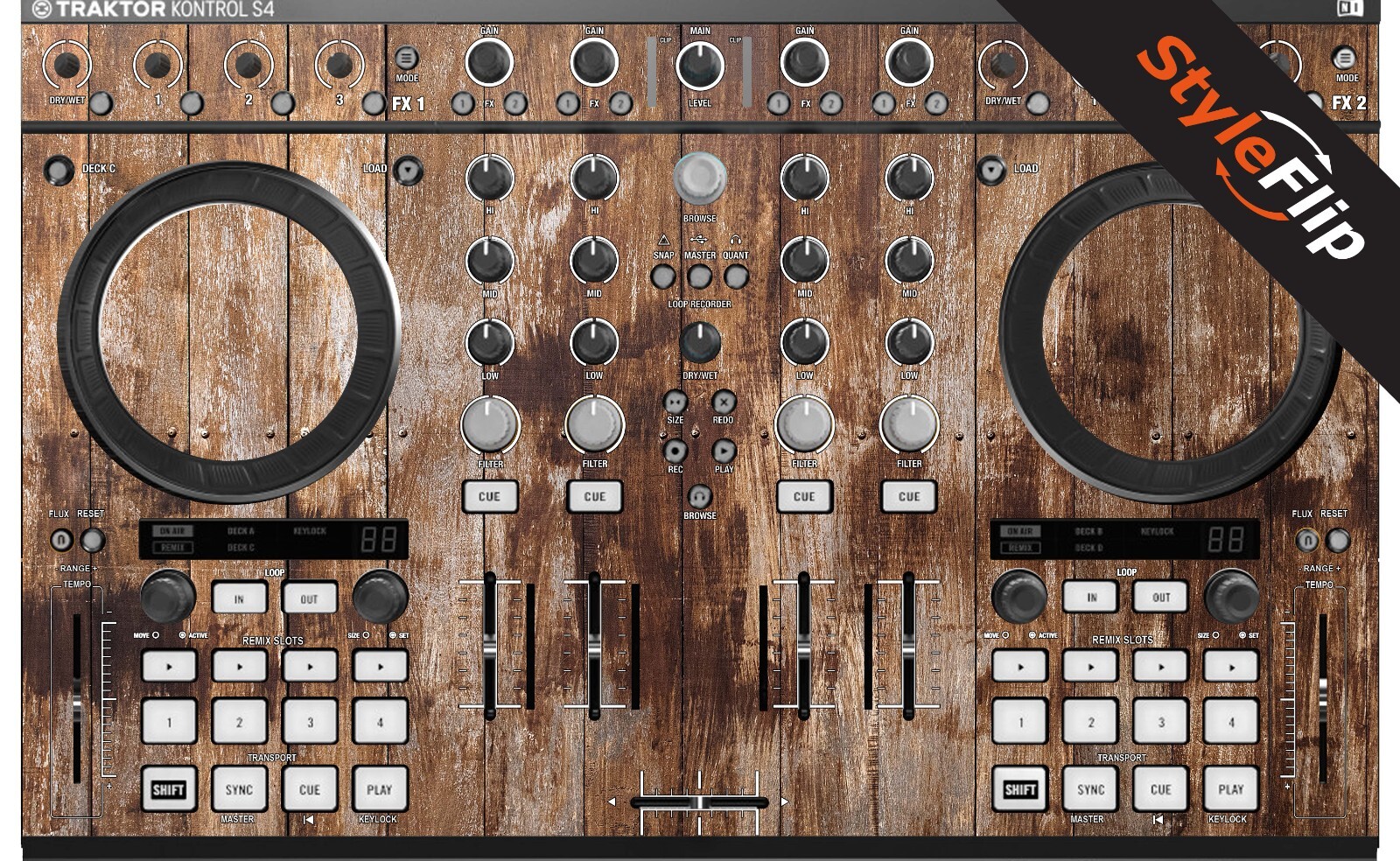 Native Instruments TK S4 MK2 | Wood 1 | Protective Decal | StyleFlip Skins