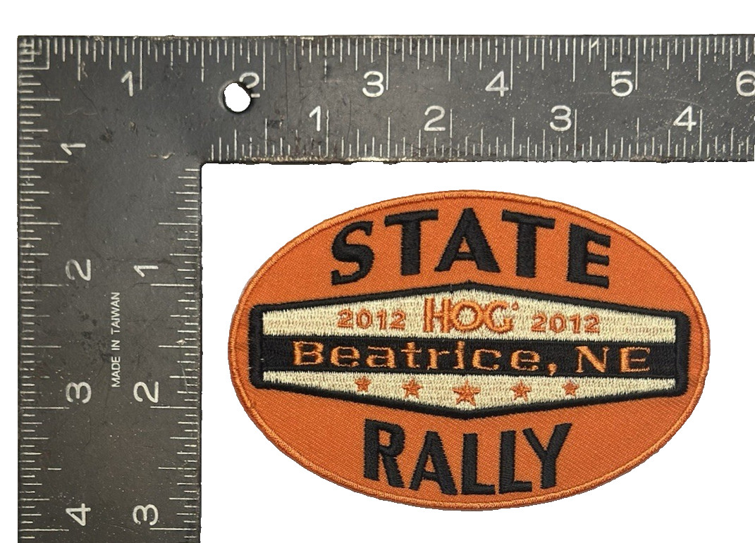2012 Beatrice, NE. Harley Owners Group State Rallies HOG Patch