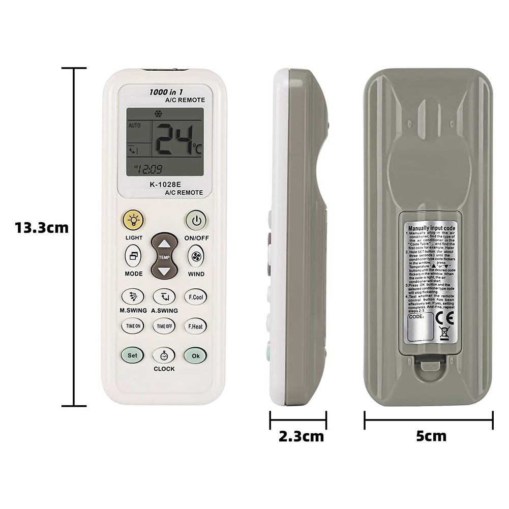 Digital Automatic Number Search Function Remote Control for Air Conditioners