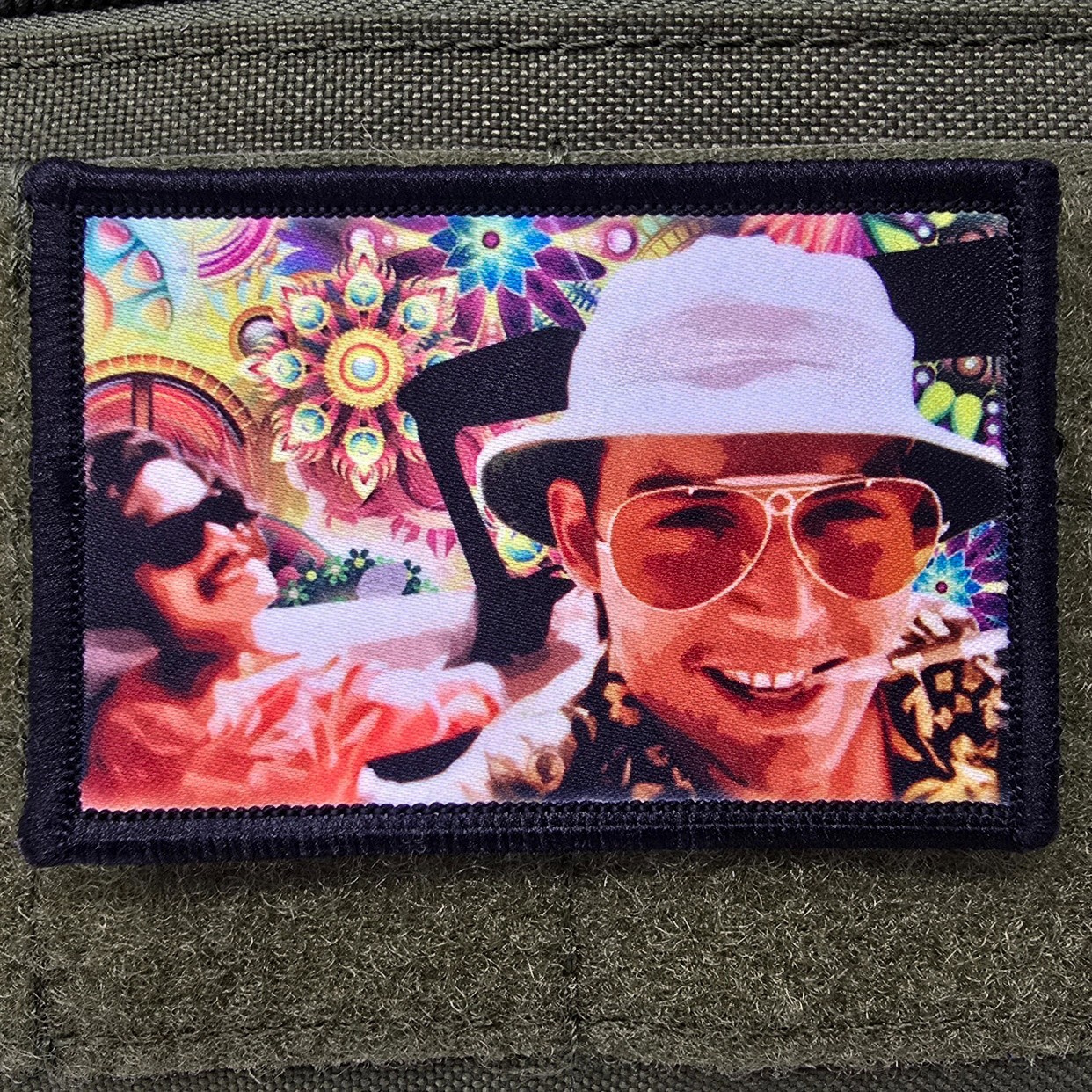 Fear And Loathing Patch Moral Tactical Meme Movie USA Hook & Loop 3x2