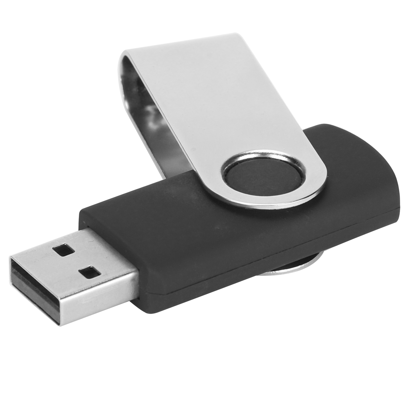 USB Flash Drive Candy Black Rotatable Portable Storage For PC T