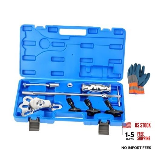 Rear Axle Bearing Remove Puller Tool Kit, Slide Hammer and Bearing Remover Set
