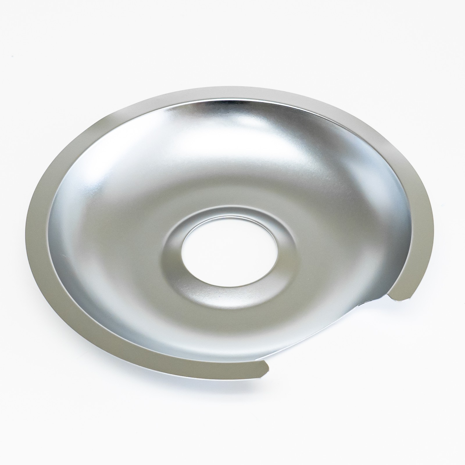 Choice Part WB32X10013 8" Chrome Stove Drip Pan for GE Range