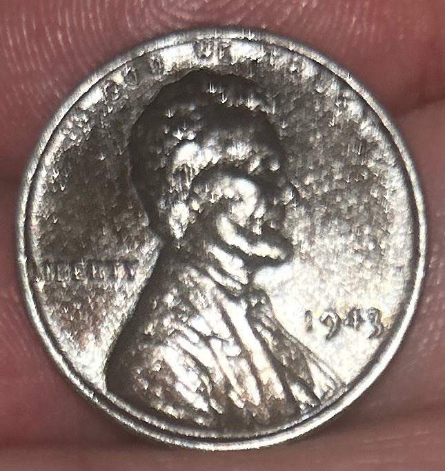 Perfect 1943 Steel Penny Collectors Find Not Minted looks uncirculated