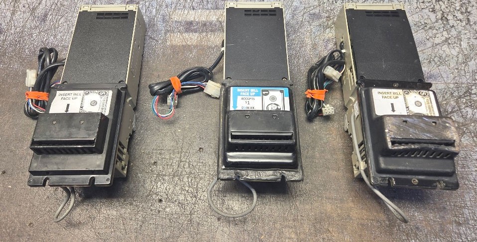 Conlux NBM-3120 bill acceptors - qty 3 for 1 price - untested