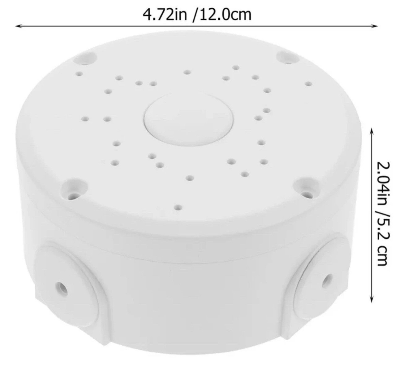 Camera Junction Box Mount Bracket Waterproof White for Security Camera