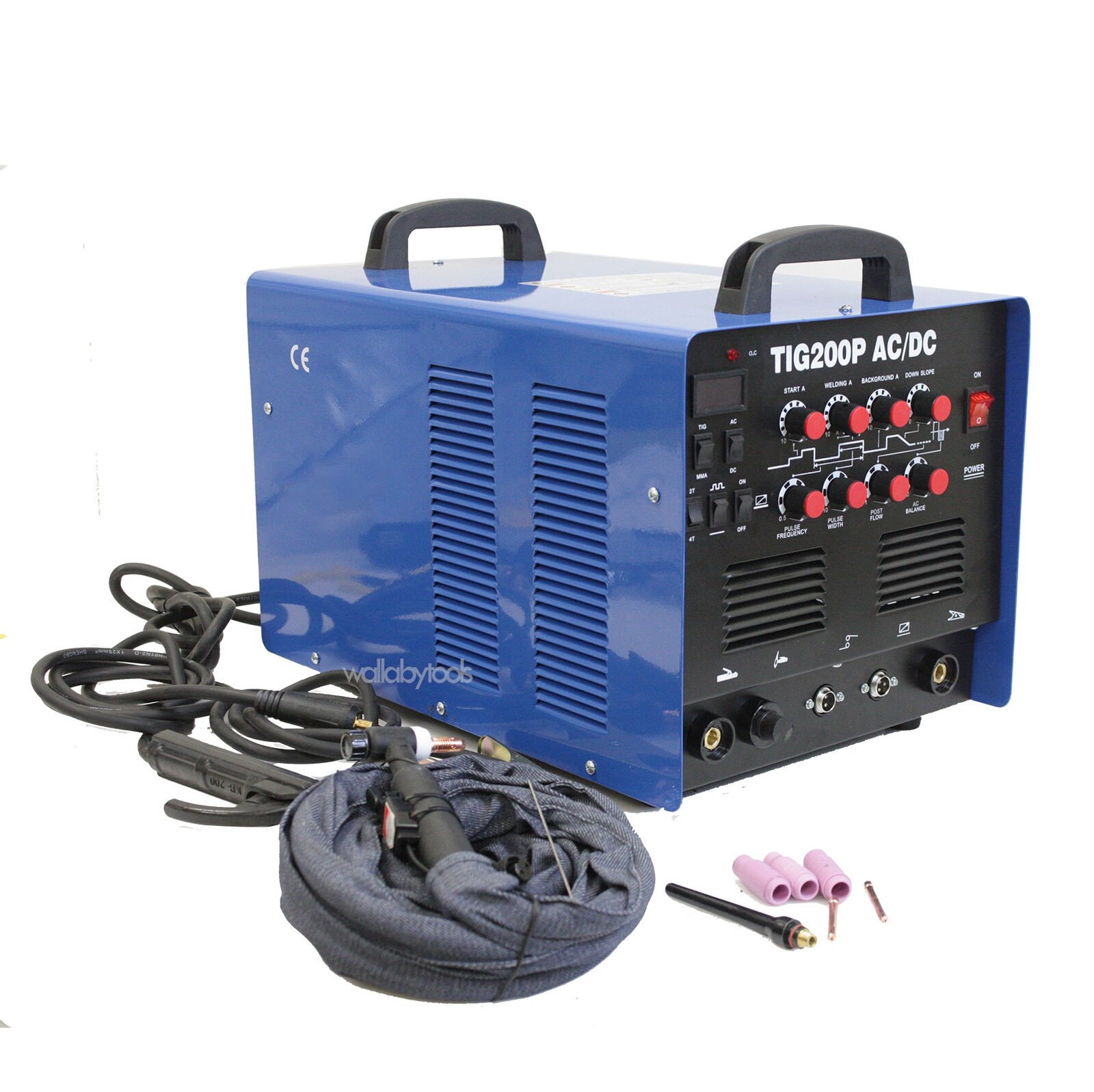 TIG200P 200A TIG ALUMINUM MMA PULSE DC INVERTER WELDER WELDING MACHINE 220V