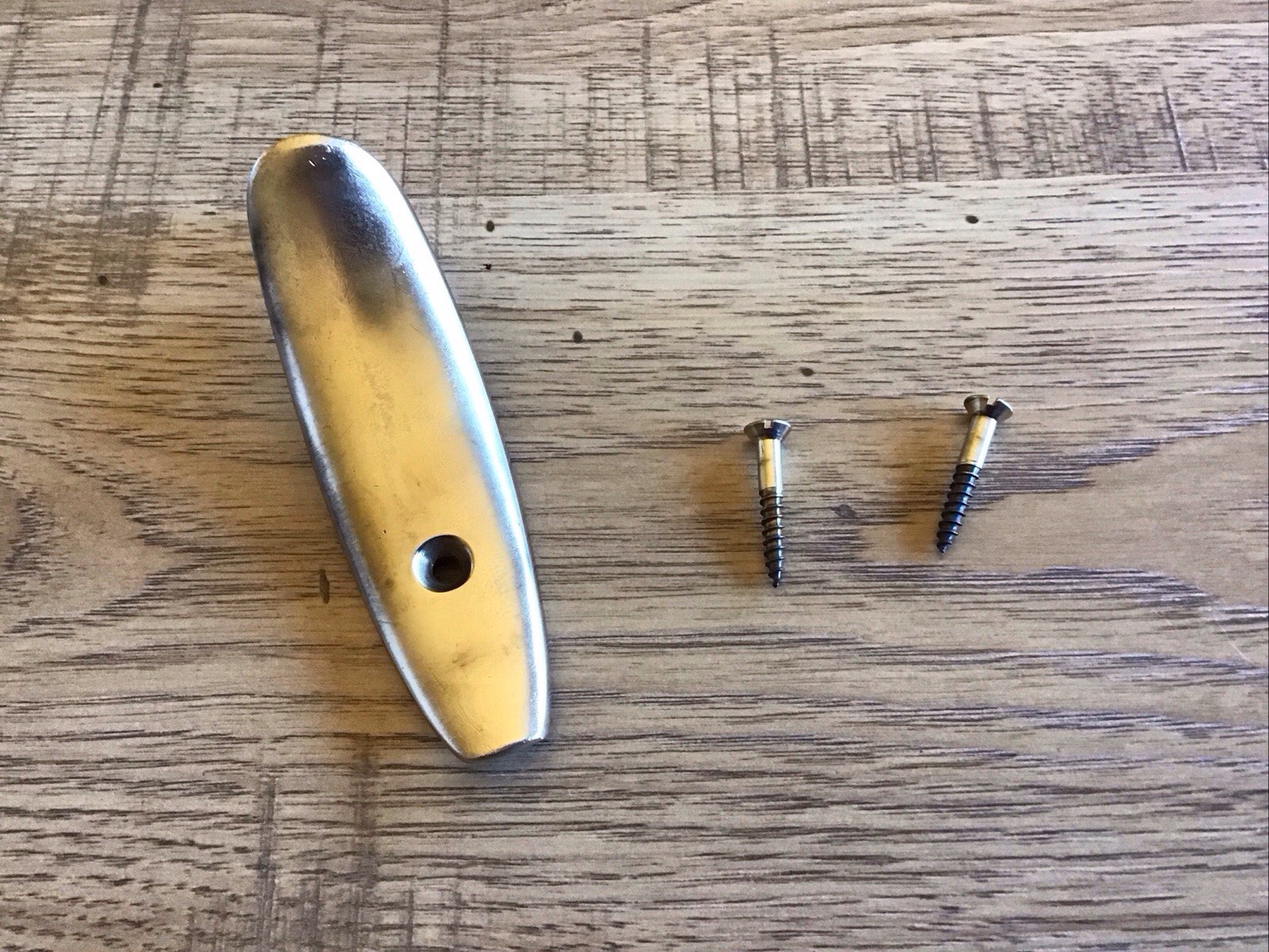 Thompson Center Hawken 50 Cal. Butt Plate With Screws-Brass #BPTK-004