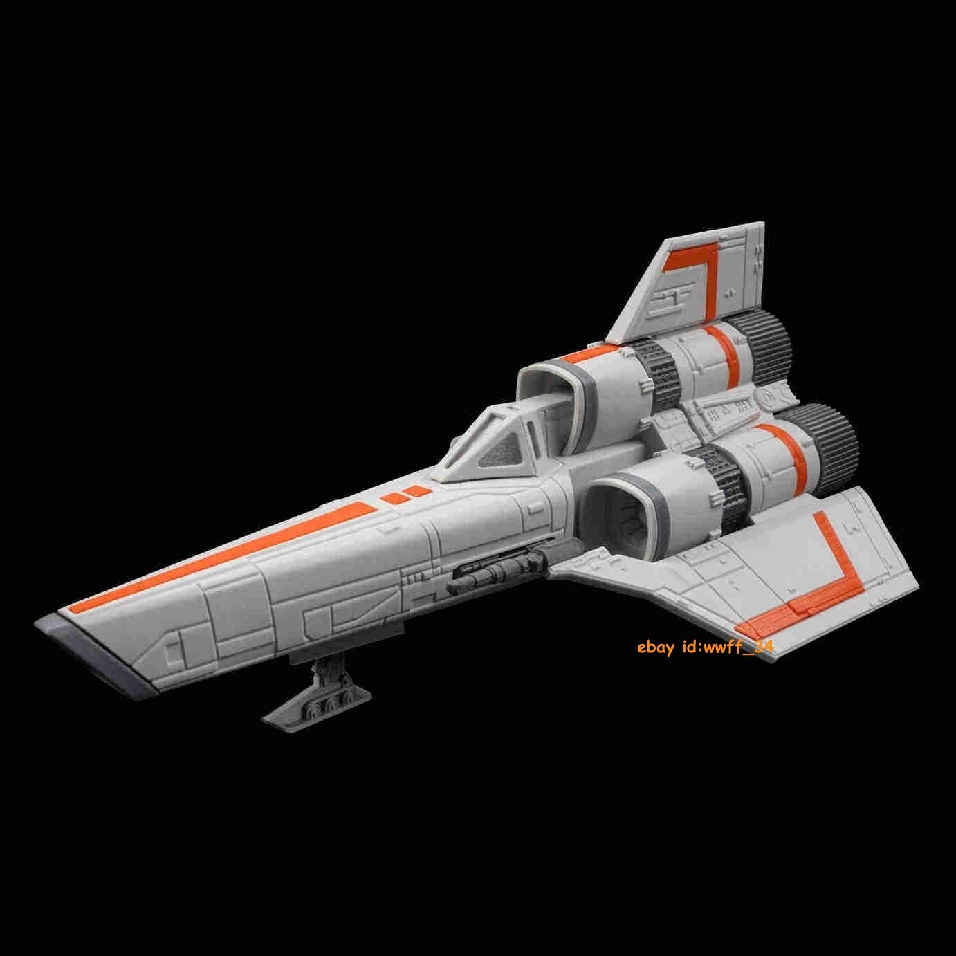 1/32 Battlestar Galactica Viper MK II fighter jet Model Kit W/base 3D Printing