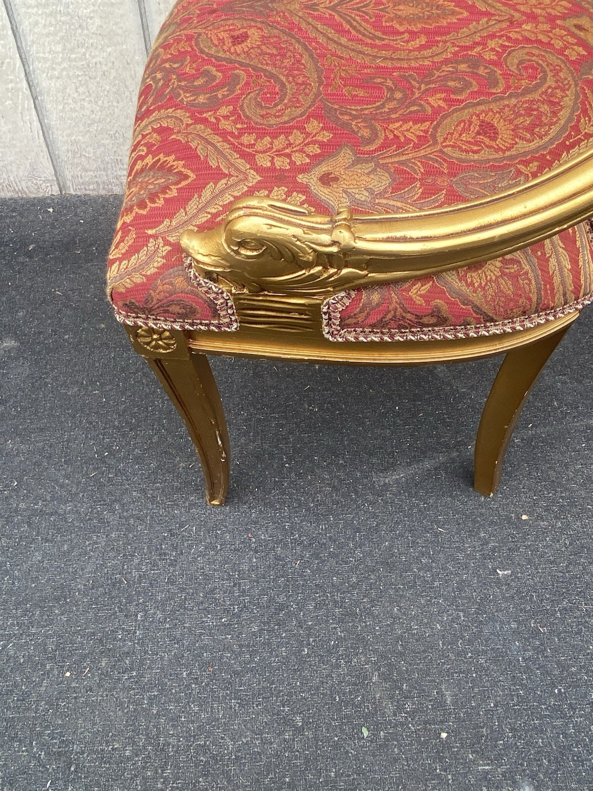 66455 Pair Custom Hand Made Decorator Chair s with Fish Figures.