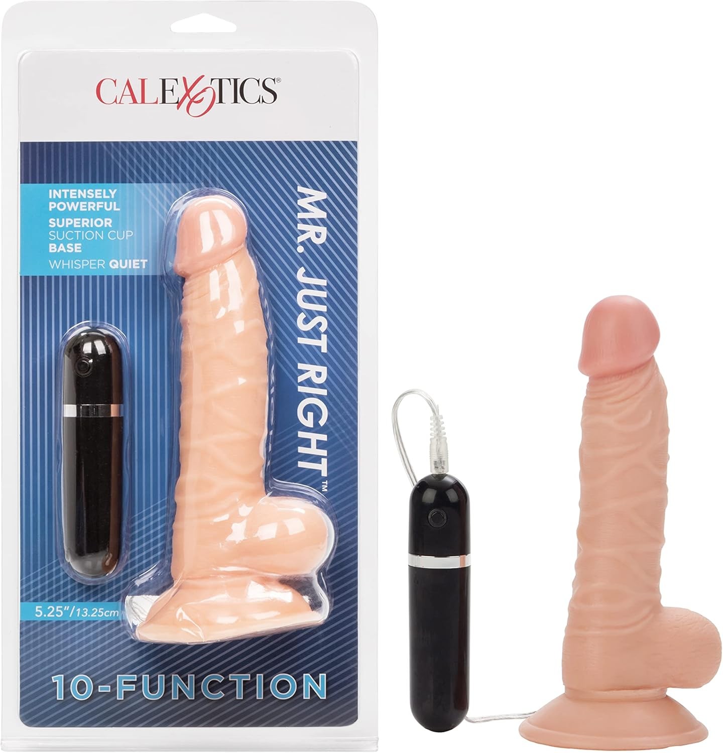 CalExotics 10-Function Mr. Just Right Super Seven Dong - Ivory