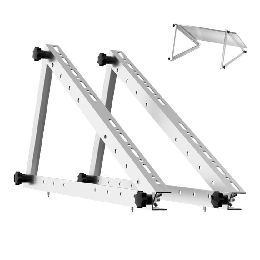 22in Adjustable Solar Panel Stand, Tilt Mount Bracket with Full 22inch