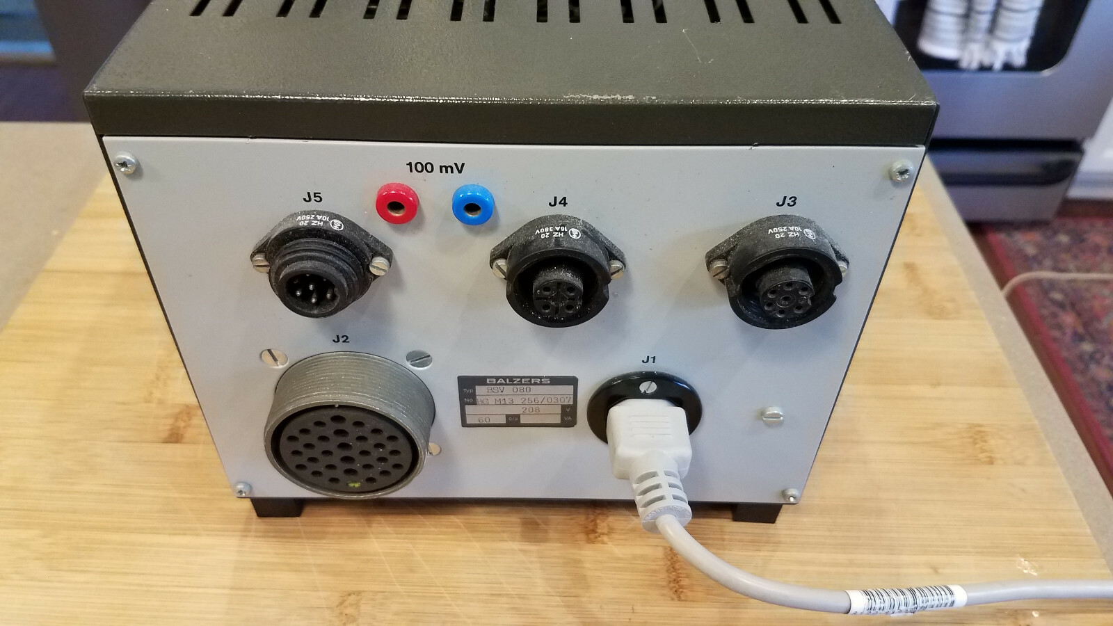 BALZERS BSV080 BSV 080 EVAPORATION CONTROL UNIT Working Condition is Unknown