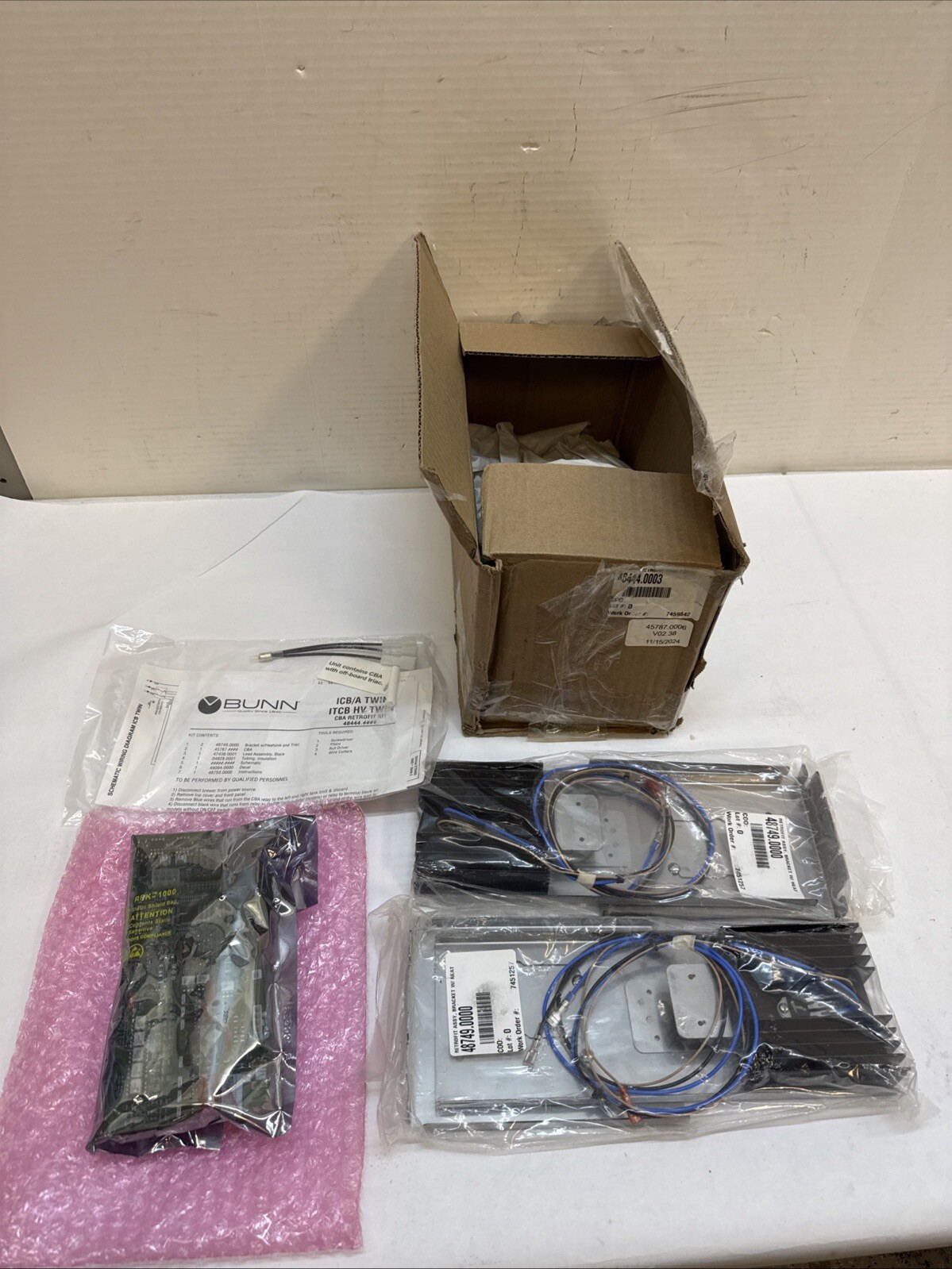 Bunn 48444.0003 KIT CBA RETROFIT TWIN (ROYAL CUP) NEW IN BOX