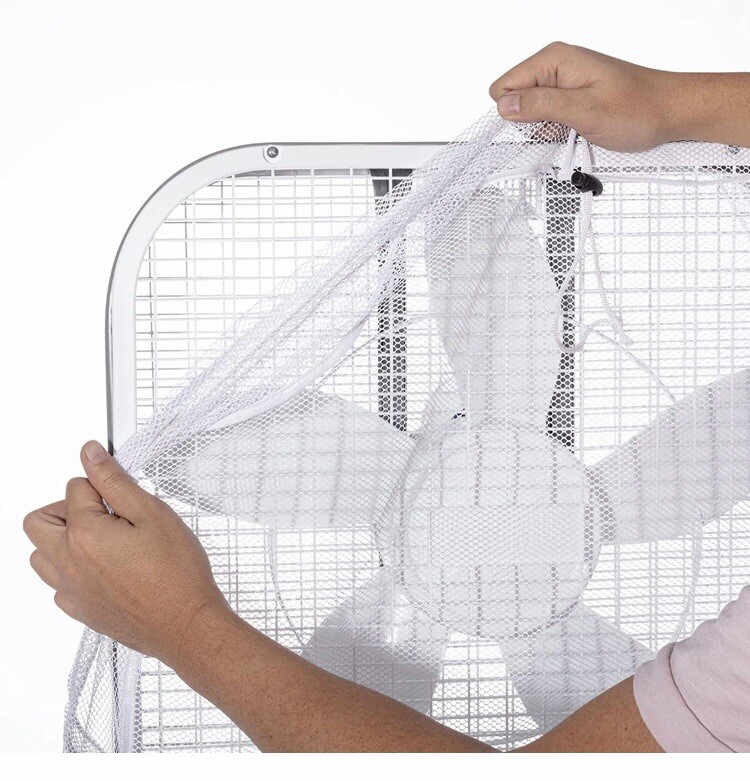 Box fan 20 inch fan mesh cover kids protection finger safety gear