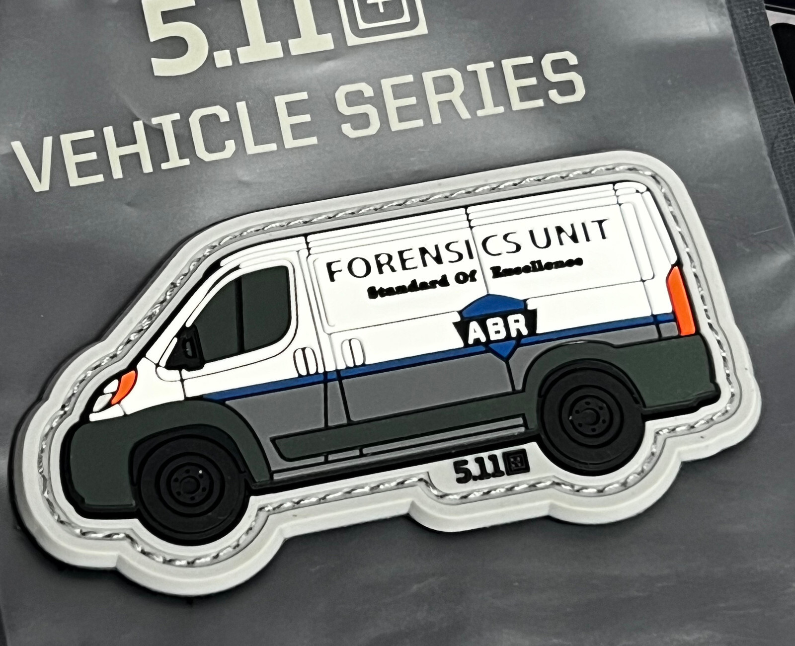 5.11 TACTICAL *** FORENSICS UNIT *** 3D PVC MORALE PATCH ~ AWESOME (239) !!