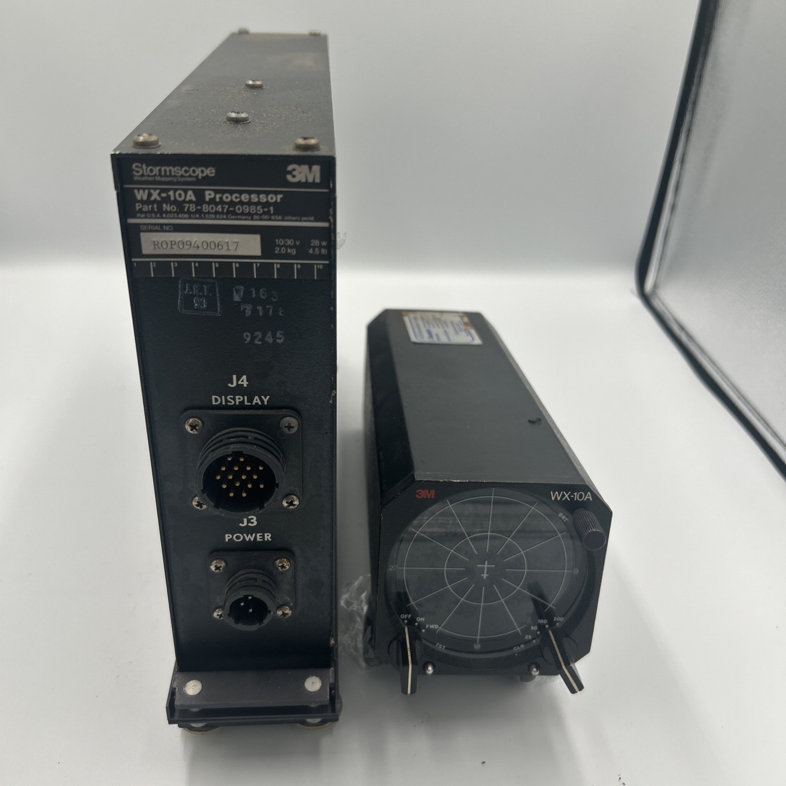 3M WX-10A STORMSCOPE SYSTEM 14V WX-10A Processor PN: 78-8047-0985-1