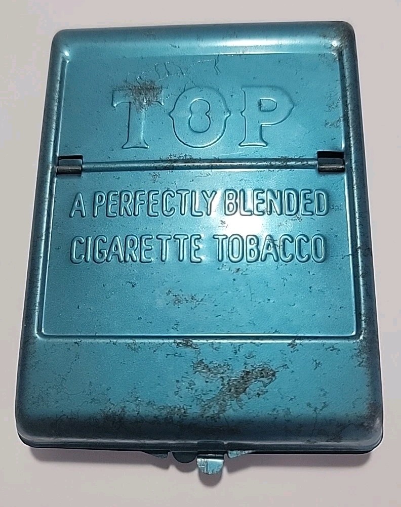 Vintage Top Blue Cigarette Roller A Perfectly Blended Cigarette Tobacco