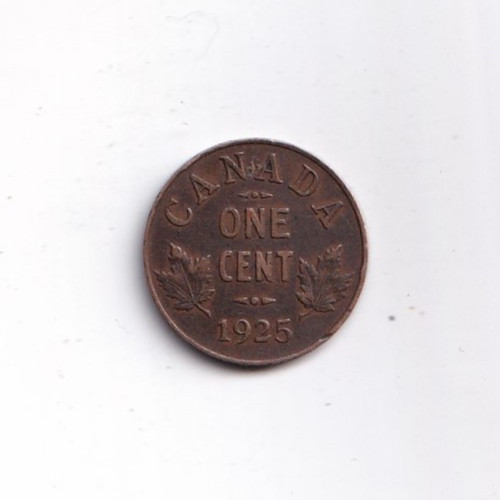 1925  Canada One Cent  George V  KM#28